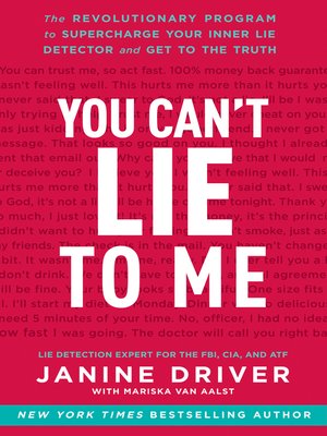 cover image of You Can't Lie to Me